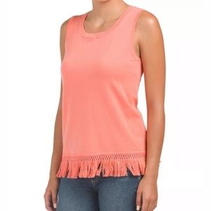 Sail to Sable top with fringe detail